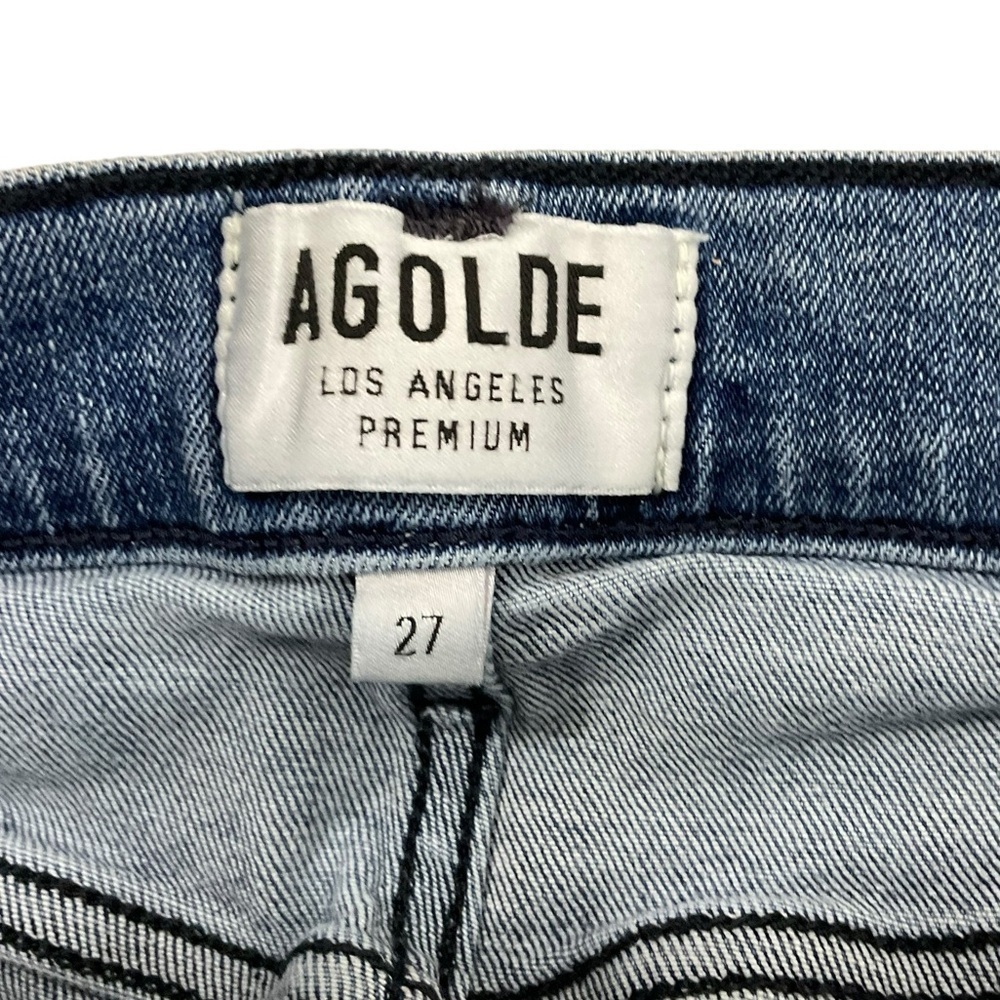 Agolde Sophie High Rise Skinny Crop distressed Jeans  27 Style A018-843 - Picture 9 of 11